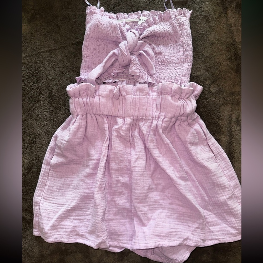 Two piece ruffle set
